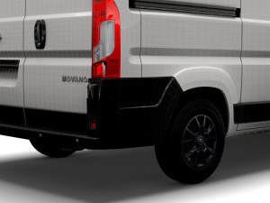 opel movano van l1h1 2022 Modello 3D