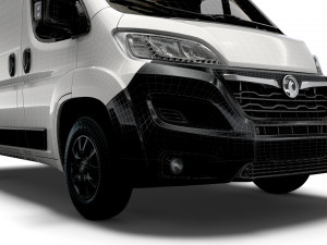 vauxhall movano van l1h1 2022 Modelo 3D