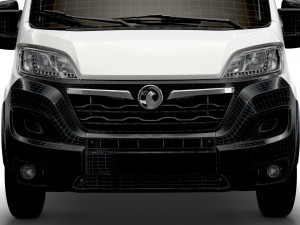 vauxhall movano van l1h1 2022 Modelo 3D