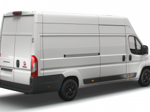 fiat ducato van l4h3 2022 Modèle 3D