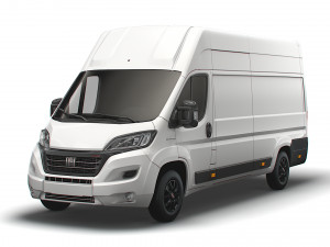 fiat ducato van l4h3 2022 Modèle 3D