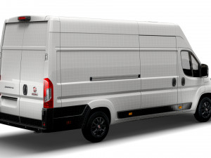 fiat ducato van l4h3 2022 Modèle 3D