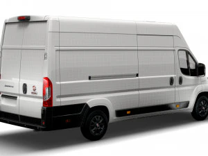 fiat ducato van l4h3 2022 3D Model