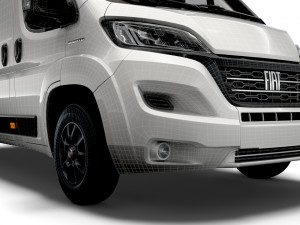 fiat ducato van l4h3 2022 Modèle 3D