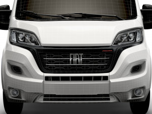 fiat ducato van l4h3 2022 Modèle 3D