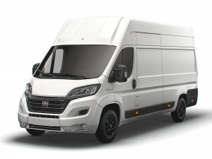 fiat e ducato van l4h3 2022 3D मॉडल