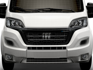fiat e ducato van l4h3 2022 3D मॉडल