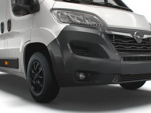 opel movano van l4h3 2022 3D Model
