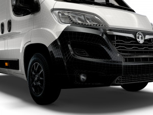 vauxhall movano van l4h3 2022 3Dモデル
