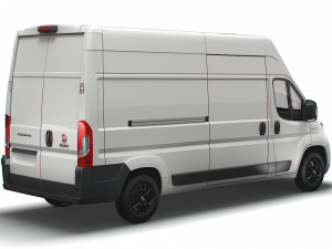 fiat ducato van l3h3 2022 Modèle 3D