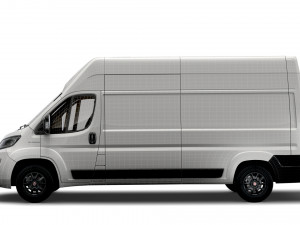 fiat ducato van l3h3 2022 Modèle 3D