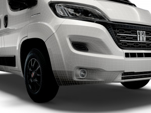 fiat ducato van l3h3 2022 Modèle 3D