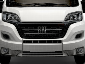 fiat ducato van l3h3 2022 Modèle 3D