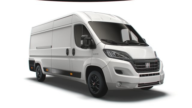 fiat ducato van l4h2 2022 3D 模型 .c4d .max .obj .3ds .fbx .stl .blend 