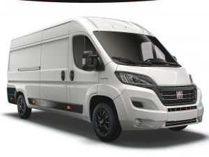 fiat ducato van l4h2 2022 3D Model