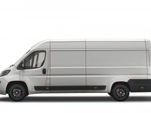 fiat ducato van l4h2 2022 3D Model