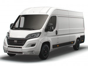 fiat ducato van l4h2 2022 3D 模型