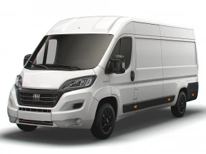 fiat ducato van l4h2 2022 3D Model