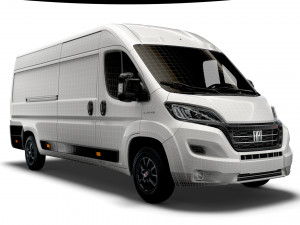 fiat ducato van l4h2 2022 3D 模型