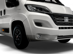 fiat ducato van l4h2 2022 3D 模型