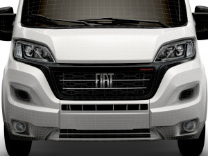 fiat ducato van l4h2 2022 3D 模型