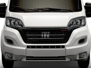 fiat ducato van l4h2 2022 3D Model