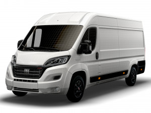 fiat ducato van l4h2 2022 3D 模型