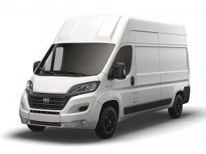 fiat e ducato van l3h3 2022 3D Model