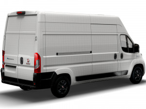 fiat e ducato van l3h3 2022 3D Model