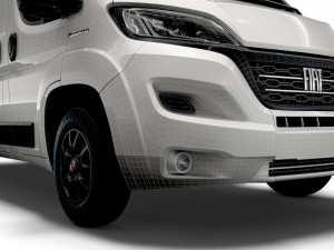 fiat e ducato van l3h3 2022 3D Model
