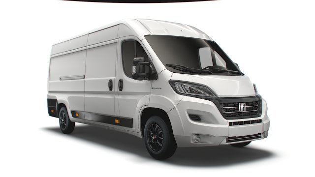 fiat e ducato van l4h2 2022 3Dモデル .c4d .max .obj .3ds .fbx .stl .blend 