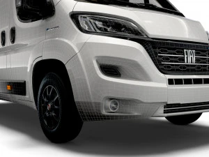 fiat e ducato van l4h2 2022 3D Model