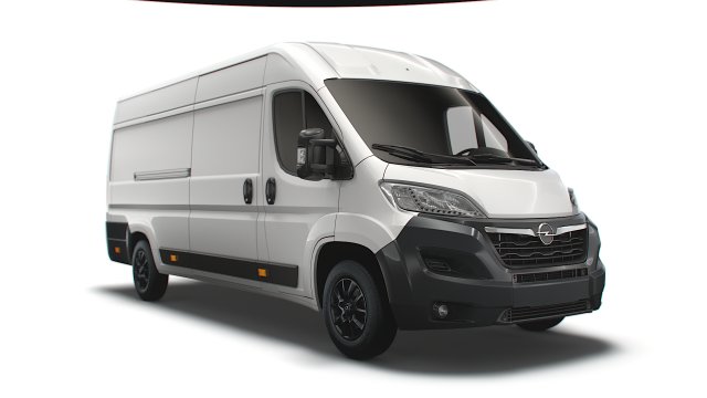 opel movano van l4h2 2022 3D Model .c4d .max .obj .3ds .fbx .stl .blend 