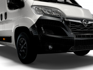 opel movano van l4h2 2022 3D Model