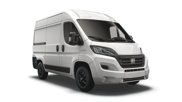 fiat ducato van l1h2 2022 Modelo 3D .c4d .max .obj .3ds .fbx .stl .blend 
