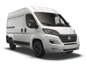 fiat ducato van l1h2 2022 Model 3D