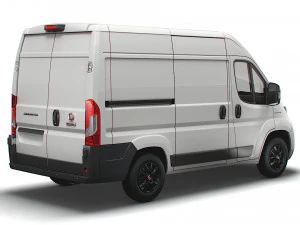 fiat ducato van l1h2 2022 3D Model