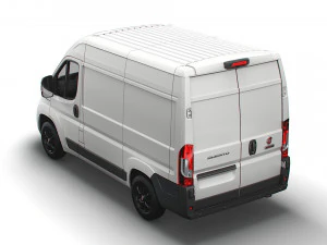 fiat ducato van l1h2 2022 3D Model