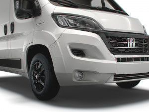 fiat ducato van l1h2 2022 Modelo 3D