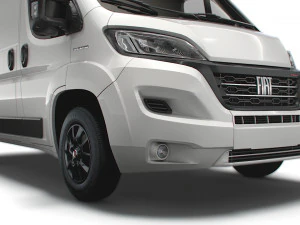 fiat ducato van l1h2 2022 3D Model