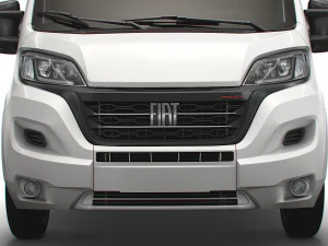 fiat ducato van l1h2 2022 3D Model