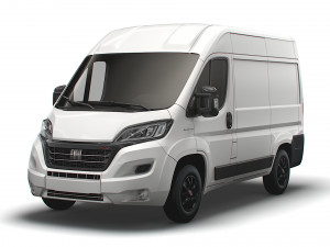 fiat ducato van l1h2 2022 Modelo 3D
