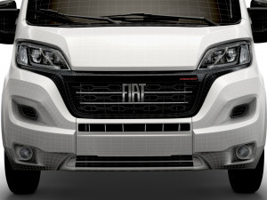 fiat ducato van l1h2 2022 Modelo 3D