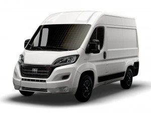 fiat ducato van l1h2 2022 3D Model