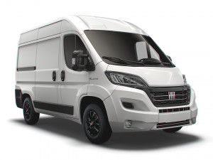 fiat e ducato van l1h2 2022 3D Model