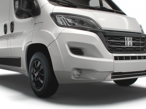 fiat e ducato van l1h2 2022 3D Model