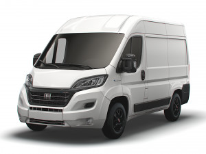 fiat e ducato van l1h2 2022 3D Model