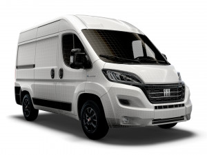 fiat e ducato van l1h2 2022 3D Model
