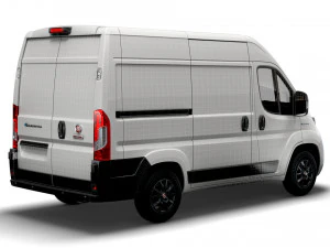 fiat e ducato van l1h2 2022 3D Model