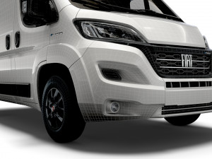 fiat e ducato van l1h2 2022 3D Model